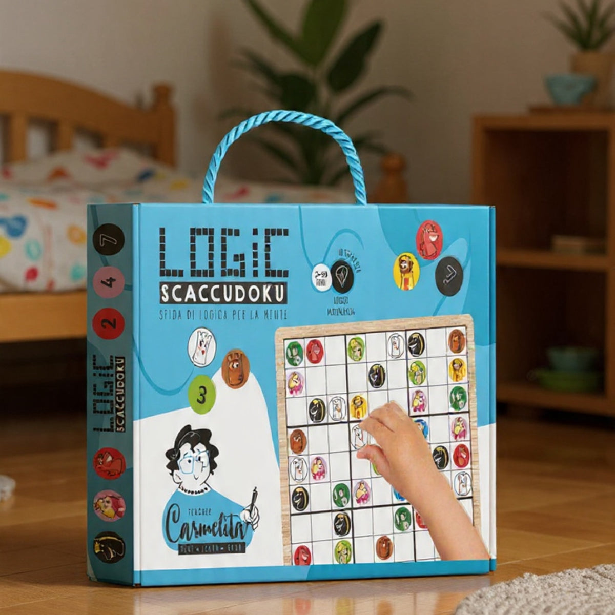 Scaccudoku, la valigetta con la maniglia