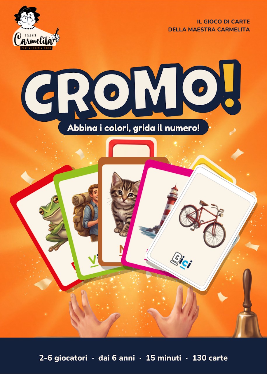 Cromo!, il gioco di carte della Maestra Carmelita
